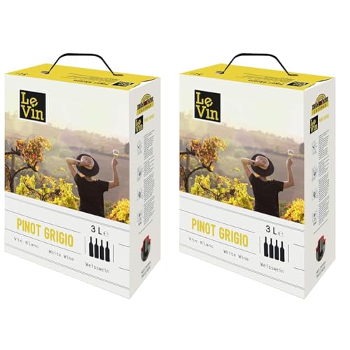 Le Vin Pinot Grigio Ungarn Bag-in-box (1 x 3 l) (Packung mit 2) von Le Vin
