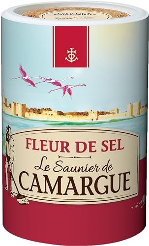 Le Saunier de Camargue Fleur De-Sel in 1 kg Dose, Premium Meersalz aus Süd-Frankreich, Ideal zum Verfeinern von Gerichten von Le Saunier De Camargue