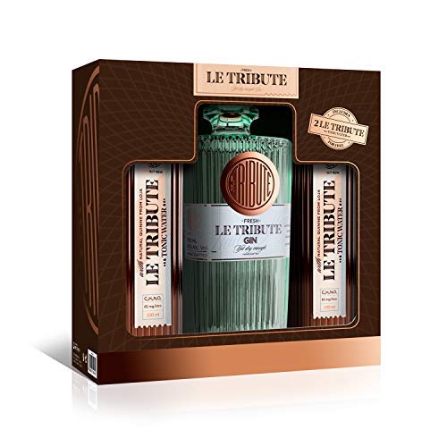 Le Tribute Gin Tonic OnPack Gin 0,7l 43% Vol. + 2x Tonic 0,2l inclusive Pfand Geschenkset Le Tribute Gin Tonic OnPack Gin 0,7l 43% Vol. + 2x Tonic 0,2l inclusive Pfand Geschenkset von LeTribute