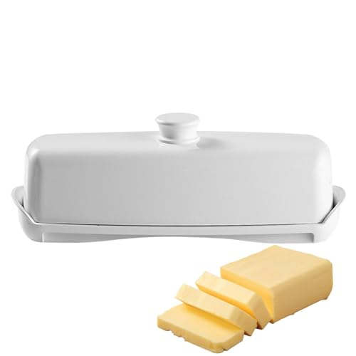 Butterserviertablett – luftdichte Butterdose aus Glas, mikrowellengeeigneter Butterstäbchenhalter | Eleganter Frischkäsebehälter, spülmaschinenfester Butteraufbewahrungsbehälter mit Deckel für die Küc Butterserviertablett – luftdichte Butterdose aus Glas, mikrowellengeeigneter Butterstäbchenhalter | Eleganter Frischkäsebehälter, spülmaschinenfester Butteraufbewahrungsbehälter mit Deckel für die Küc von LearnLyrics