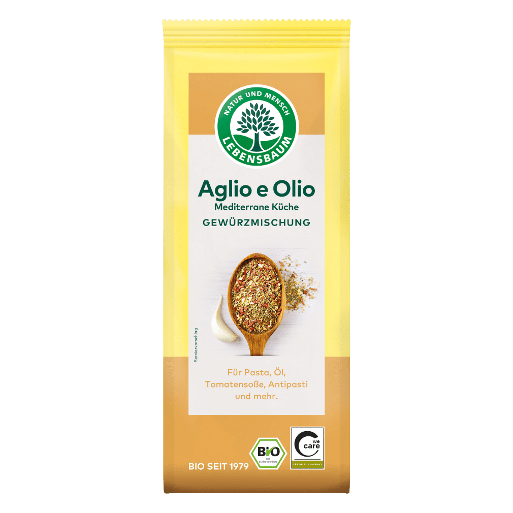 Bio Aglio e Olio, Mediterrane Küche von Lebensbaum