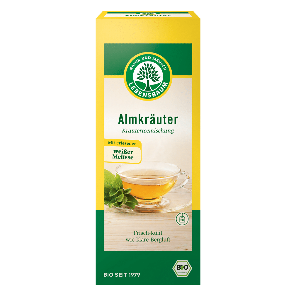 Bio Almkräuter 20 Teebeutel, 30g Bio Almkräuter 20 Teebeutel, 30g von Lebensbaum