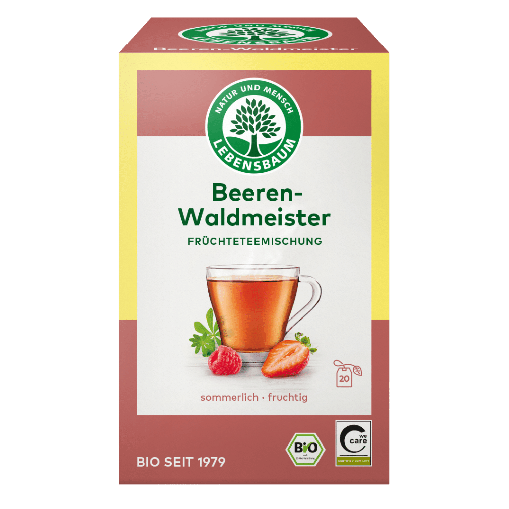 Bio Beeren & Waldmeister Tee, 40g von Lebensbaum