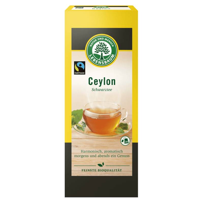 Bio Ceylon Schwarztee von Lebensbaum