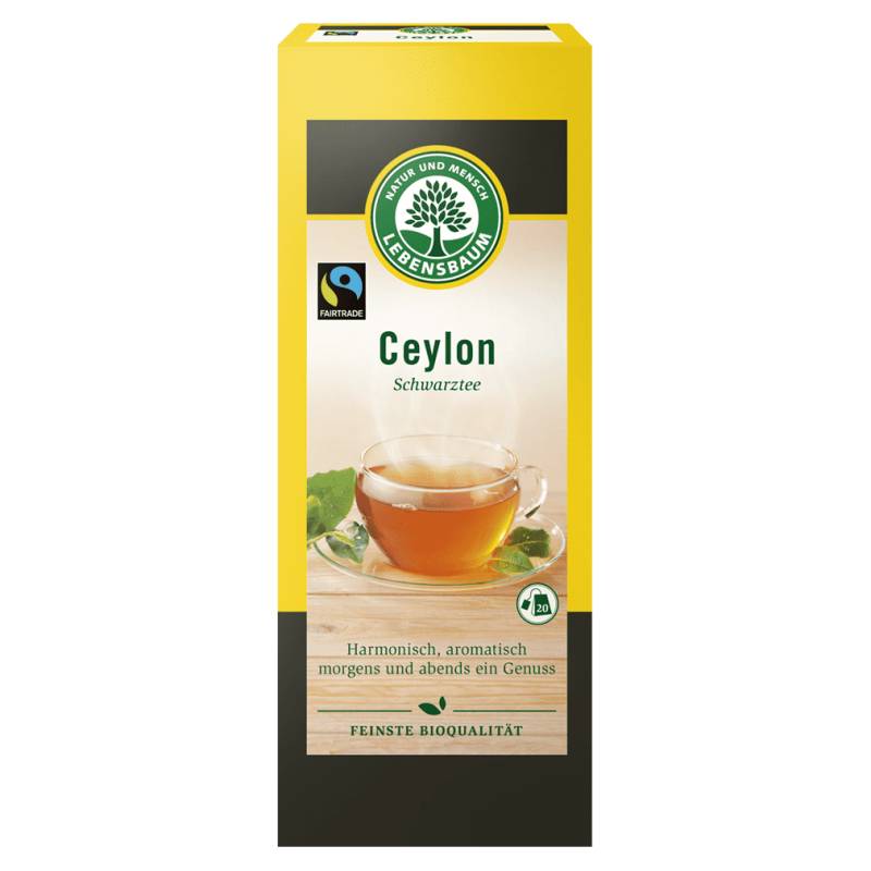 Bio Ceylon Schwarztee von Lebensbaum