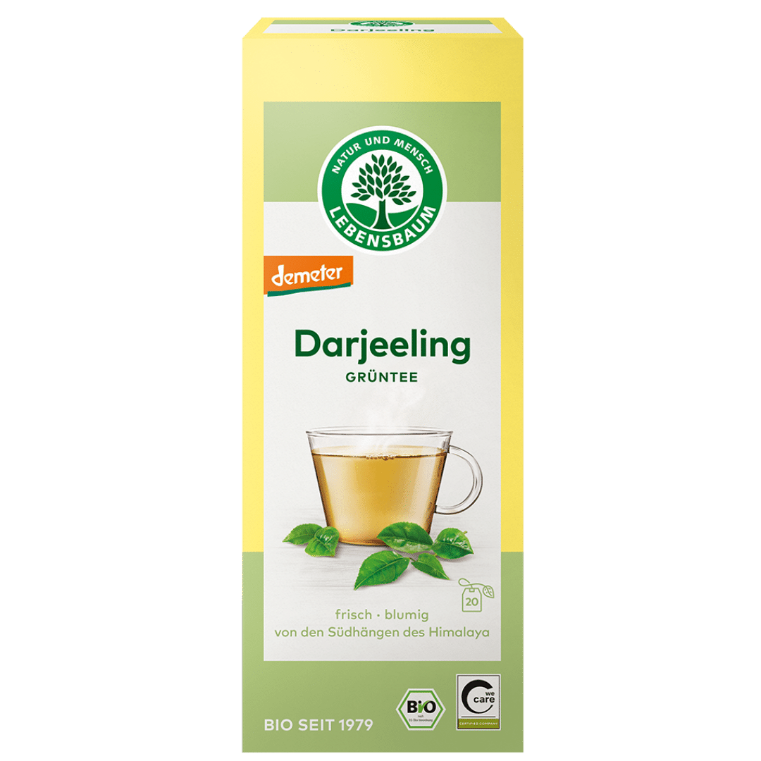 Bio Darjeeling Ambootia Grüntee, 20 Teebeutel von Lebensbaum