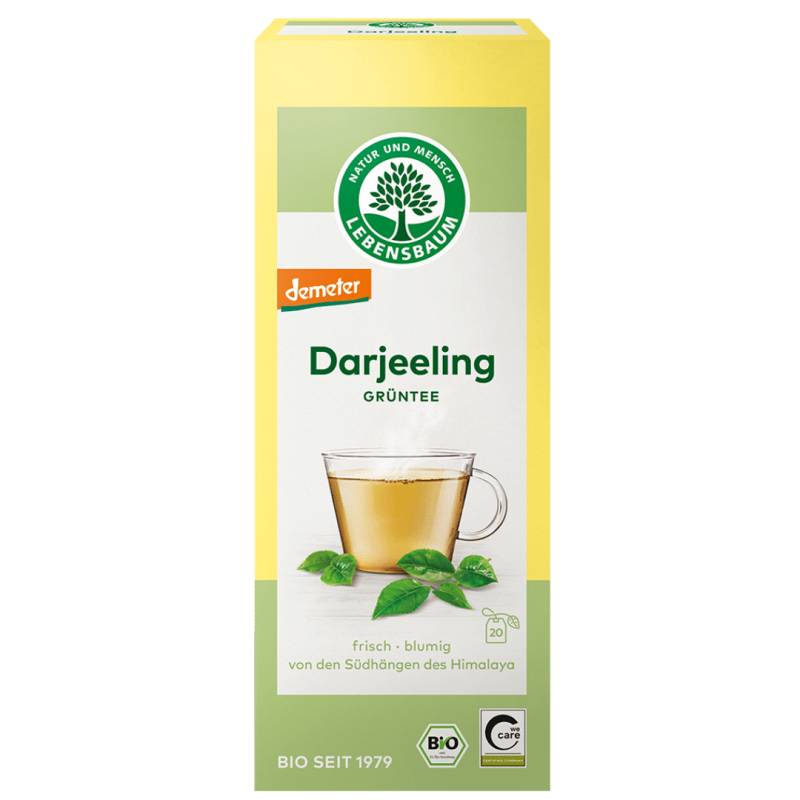 Bio Darjeeling Ambootia Grüntee, 20 Teebeutel von Lebensbaum