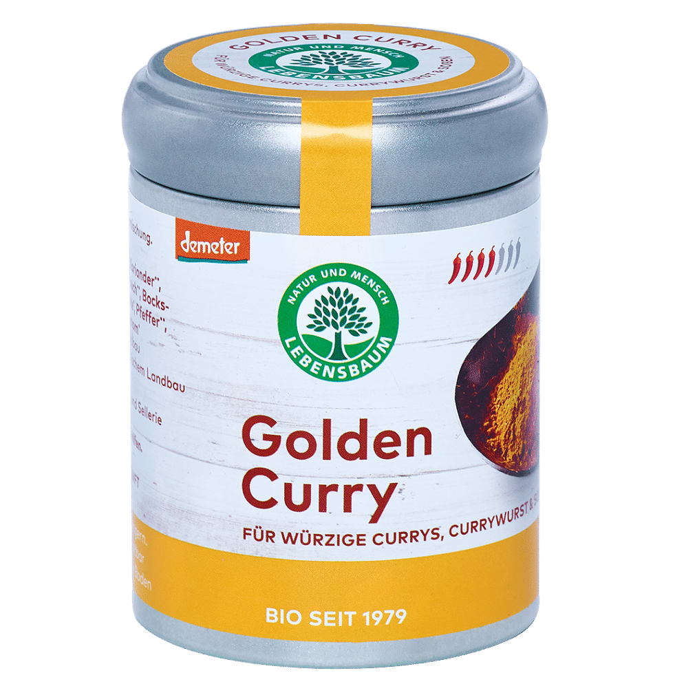 Bio Golden Curry, 55g von Lebensbaum