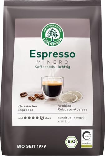 Espresso Minero Kaffeepads kräftig 12 x 126 gr Espresso Minero Kaffeepads kräftig 12 x 126 gr von Lebensbaum