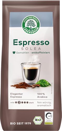 Espresso Solea®, entkoffeiniert, gemahlen 12 x 250 gr von Lebensbaum