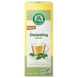 Grüntee Indien Darjeeling PGI im Beutel von Lebensbaum