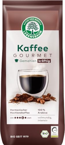 Kaffee Gourmet, gemahlen, kräftig 18 x 500 gr Kaffee Gourmet, gemahlen, kräftig 18 x 500 gr von Lebensbaum