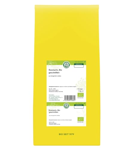 LEBENSBAUM Bio Rosmarin, geschnitten und getrocknet, 1 kg, 100% Bio, zum Würzen von Kartoffeln, Schmorgerichten, Geflügel und mehr LEBENSBAUM Bio Rosmarin, geschnitten und getrocknet, 1 kg, 100% Bio, zum Würzen von Kartoffeln, Schmorgerichten, Geflügel und mehr von Lebensbaum