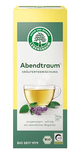 Lebensbaum Abendtraum, 20 Beutel x 1,5 g kräfige Kräutertee, 100% Bio, würzig, duftend, entspannend, Kräuterteemischung Lebensbaum Abendtraum, 20 Beutel x 1,5 g kräfige Kräutertee, 100% Bio, würzig, duftend, entspannend, Kräuterteemischung von Lebensbaum
