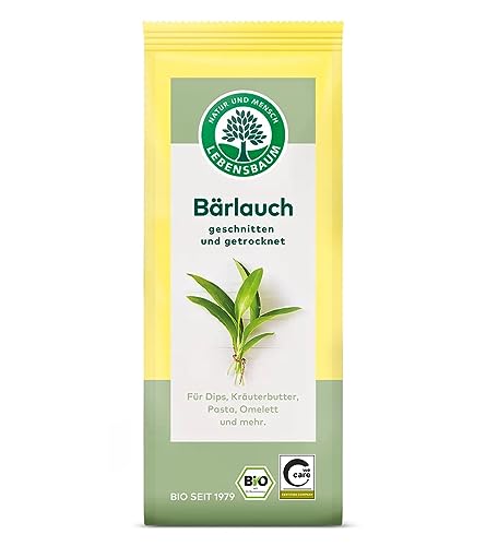 Lebensbaum Bärlauch geschnitten & getrocknet, Bio-Gewürz für Dips, Kräuterbutter & Pasta, Kräuter zum Kochen & Würzen, vegan, 1 x 15g Lebensbaum Bärlauch geschnitten & getrocknet, Bio-Gewürz für Dips, Kräuterbutter & Pasta, Kräuter zum Kochen & Würzen, vegan, 1 x 15g von Lebensbaum