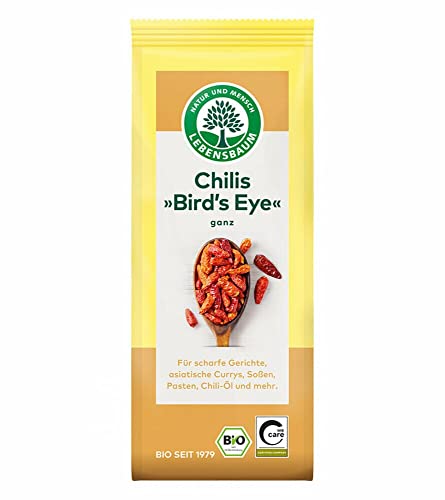 Lebensbaum Bio Chilies Birds Eye, ganz (6 x 20 gr) von Lebensbaum