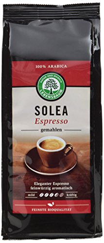Lebensbaum Bio Espresso Solea gemahlen, 6er Pack (6 x 250 g) von Lebensbaum