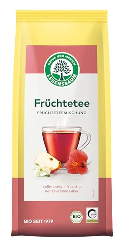 Lebensbaum Früchte-Tee, Bio Früchtetee-Mischung, Frucht-Mix mit Geschmack von Apfel, Hibiskus, Rote Beete und Orangen- & Zitronennote, lose, 100g von Lebensbaum