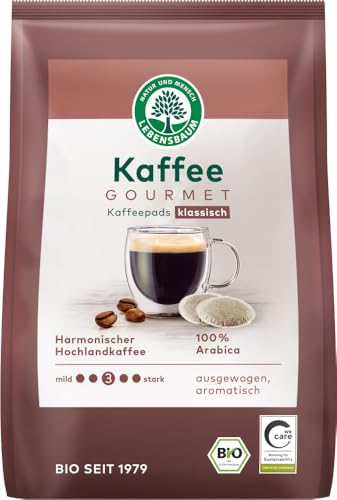 Kaffee Gourmet, Kaffeepads, klassisch 6 x 126 gr von Lebensbaum