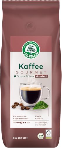 Lebensbaum Bio Kaffee Gourmet, klassisch, ganze Bohne (2 x 1000 gr) von Lebensbaum