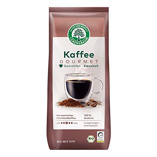 Lebensbaum Bio Kaffee Gourmet, klassisch, gemahlen (6 x 500 gr) von Lebensbaum