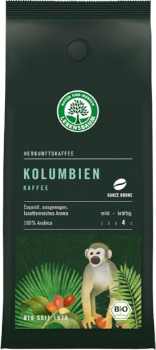 Kolumbien Kaffee, ganze Bohne 2 x 250 gr von Lebensbaum