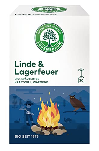Lebensbaum, Bio Kräutertee Linde und Lagerfeuer, Kräutermischungen, 30 g von Lebensbaum