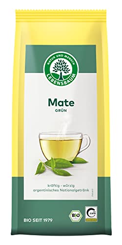 Lebensbaum Mate, Kräutertee mit kräftig-würzigem Geschmack, argentinisches Nationalgetränk, lose, 100% Bio, 100 g von Lebensbaum