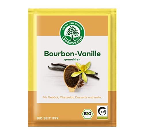 LEBENSBAUM Bio Bourbon Vanille gemahlen, Vanille Gewürz mit weich-süßem Geschmack, Vanillepulver Bio, 5 g LEBENSBAUM Bio Bourbon Vanille gemahlen, Vanille Gewürz mit weich-süßem Geschmack, Vanillepulver Bio, 5 g von Lebensbaum