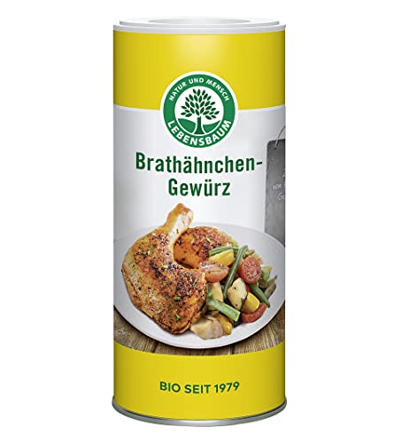 Lebensbaum Brathähnchen, Bio- Gewürzzubereitung, zum Würzen von Hähnchen, Pute und Geschnetzeltem, 110 g Lebensbaum Brathähnchen, Bio- Gewürzzubereitung, zum Würzen von Hähnchen, Pute und Geschnetzeltem, 110 g von Lebensbaum