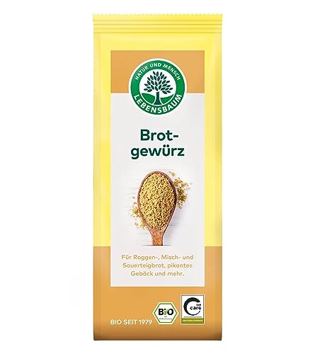 Lebensbaum Brotgewürz, Bio-Gewürz, Gewürzmischung für Roggen-,Misch- & Sauerteig-Brot & pikantes Gebäck, vegan, 1 x 50g Lebensbaum Brotgewürz, Bio-Gewürz, Gewürzmischung für Roggen-,Misch- & Sauerteig-Brot & pikantes Gebäck, vegan, 1 x 50g von Lebensbaum