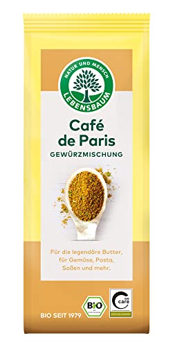 Lebensbaum Café De Paris, Bio-Gewürzmischung mit fruchtiger Note, vielseitig einsetzbar, geeignet für Dips & Butter, Zöliakie verträglich, vegan, 50g von Lebensbaum