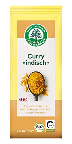 Lebensbaum Curry indisch, Bio-Gewürz für Currys, Reisgerichte und Fleisch mit köstlicher Schärfe, Currypulver, 50 g von Lebensbaum