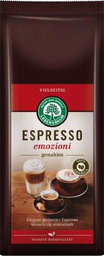 Lebensbaum Espresso Emozioni, gemahlen, 3er Pack (3 x 250 g) von Lebensbaum