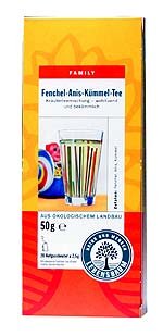 Lebensbaum Fenchel-Anis-Kümmel Tee, Lebensbaum 20 x 2,5 g Lebensbaum Fenchel-Anis-Kümmel Tee, Lebensbaum 20 x 2,5 g von Lebensbaum