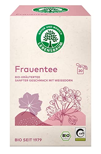 Lebensbaum Frauentee, 20 Beutel x 2g Kräutertee für Harmonie und Balance, sanfter Geschmack mit Weissdorn, 100% Bio, Kräuterteemischung Lebensbaum Frauentee, 20 Beutel x 2g Kräutertee für Harmonie und Balance, sanfter Geschmack mit Weissdorn, 100% Bio, Kräuterteemischung von Lebensbaum