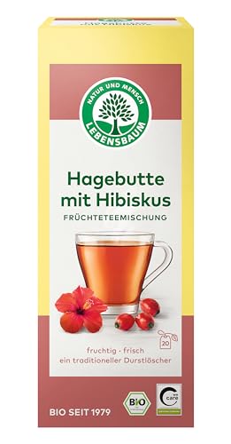 Lebensbaum Früchtetee Im Teebeutel - Hagebutte Mit Hibiskus, 50g von Lebensbaum