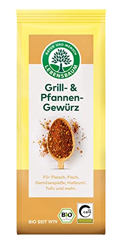 Lebensbaum Grill- Und Pfannengewürz, Bio-Gewürz für Fleisch, Fisch, Gemüsespiesse, Halloumi & Tofu mit würzig-scharfem Geschmack, 50 g Lebensbaum Grill- Und Pfannengewürz, Bio-Gewürz für Fleisch, Fisch, Gemüsespiesse, Halloumi & Tofu mit würzig-scharfem Geschmack, 50 g von Lebensbaum