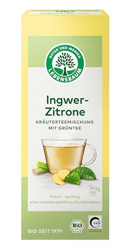 Lebensbaum Grüntee Ingwer Zitrone, 40 g von Lebensbaum