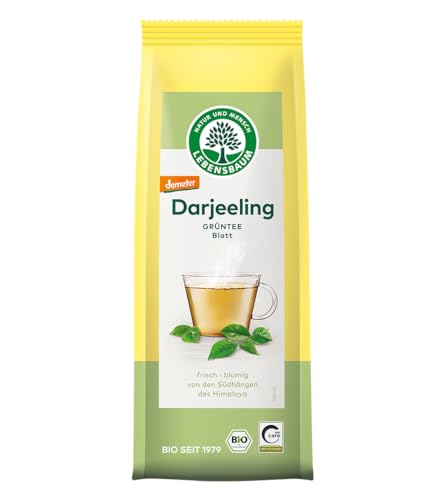 Lebensbaum Darjeeling Ambootia ganzes Blatt, Grüntee von den Südhängen des Himalaya, frisch-blumiger Geschmack, lose, 50 g Lebensbaum Darjeeling Ambootia ganzes Blatt, Grüntee von den Südhängen des Himalaya, frisch-blumiger Geschmack, lose, 50 g von Lebensbaum