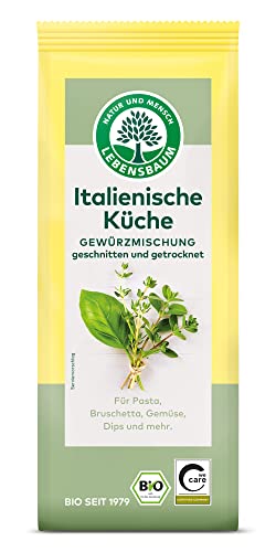 Lebensbaum Italienische Küche, Bio-Gewürzmischung für Pasta, Bruschetta, Gemüse und Dips mit pikanter Chili- und leichter Knoblauchnote, 35g Lebensbaum Italienische Küche, Bio-Gewürzmischung für Pasta, Bruschetta, Gemüse und Dips mit pikanter Chili- und leichter Knoblauchnote, 35g von Lebensbaum