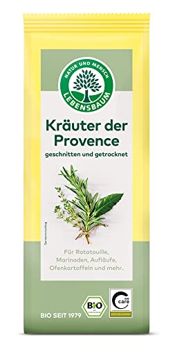 Lebensbaum Kräuter Der Provence, Bio-Kräuter für Marinaden und Aufläufe mit kräftig, herb-würzigem Geschmack, geschnitten & getrocknet, 30g Lebensbaum Kräuter Der Provence, Bio-Kräuter für Marinaden und Aufläufe mit kräftig, herb-würzigem Geschmack, geschnitten & getrocknet, 30g von Lebensbaum
