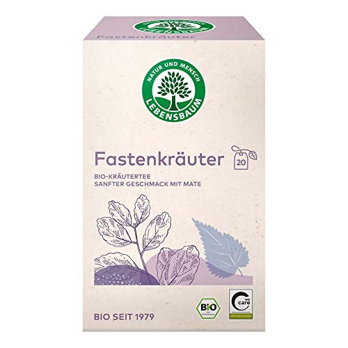 Lebensbaum Kräuterteemischung, Fastenkräuter 20 Beutel, 30g (12er Pack) von Lebensbaum