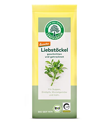 Lebensbaum Liebstöckel geschnitten, Bio-Gewürz mit würzigem Geschmack, Maggi-Kraut für Suppen, Marinaden, Fleisch- und Fisch-Gerichte, vegan, 15g Lebensbaum Liebstöckel geschnitten, Bio-Gewürz mit würzigem Geschmack, Maggi-Kraut für Suppen, Marinaden, Fleisch- und Fisch-Gerichte, vegan, 15g von Lebensbaum