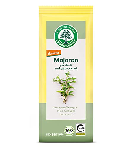 Lebensbaum Majoran gerebelt & getrocknet, Bio-Gewürz für traditionelle Hausmannskost, würziges und leicht süßliches Küchen- & Heilkraut, vegan, 12,5g Lebensbaum Majoran gerebelt & getrocknet, Bio-Gewürz für traditionelle Hausmannskost, würziges und leicht süßliches Küchen- & Heilkraut, vegan, 12,5g von Lebensbaum