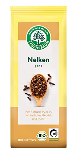 Lebensbaum Nelken, ganz, Bio-Gewürz für Rotkohl, Punsch & winterliches Gebäck, vegan, 1 x 30g Lebensbaum Nelken, ganz, Bio-Gewürz für Rotkohl, Punsch & winterliches Gebäck, vegan, 1 x 30g von Lebensbaum
