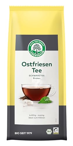 LEBENSBAUM Ostfriesentee Broken, loser Bio-Schwarztee mit kräftig-malzigem Geschmack, Schwarztee lose, 100% natürlicher Genuss, 250 g LEBENSBAUM Ostfriesentee Broken, loser Bio-Schwarztee mit kräftig-malzigem Geschmack, Schwarztee lose, 100% natürlicher Genuss, 250 g von Lebensbaum