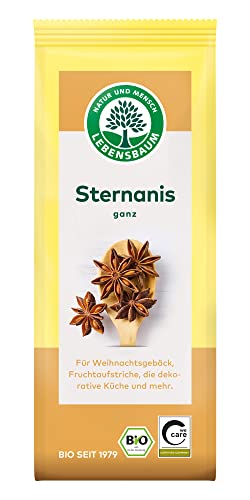 Lebensbaum Sternanis, Bio-Gewürz für Weihnachtsgebäck und Fruchtaufstriche, ideal für die dekorative Küche, kräftiger Anisgeschmack, ganz, 10 g Lebensbaum Sternanis, Bio-Gewürz für Weihnachtsgebäck und Fruchtaufstriche, ideal für die dekorative Küche, kräftiger Anisgeschmack, ganz, 10 g von Lebensbaum