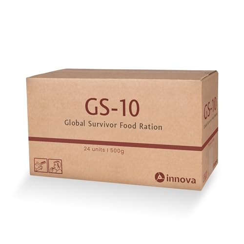 GS-10 Emergency Food der Oberklasse | Großkarton 24x500g | bester Notfall-Vorrat, hermetisch versiegelt, lange haltbare Energieriegel - Notfallnahrung MRE GS-10 Emergency Food der Oberklasse | Großkarton 24x500g | bester Notfall-Vorrat, hermetisch versiegelt, lange haltbare Energieriegel - Notfallnahrung MRE von Lebenskraft