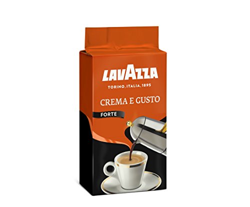 10 LAVAZZA CREMA E GUSTO FORTE caffè Kaffee 250 g 2500g gemahlen italien coffee von LAVAZZA